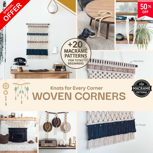 macramé patterns, wall hanging macramé, beginner macramé, DIY macramé, home decor patterns, macramé wall art, boho wall hanging, PDF macramé patterns, macramé tutorial, woven wall decor, craft patterns download, DIY home decor, modern macramé, handmade wall hanging